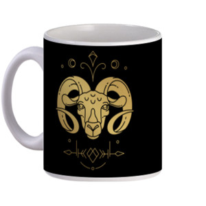 Mug Golden Aries