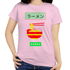 Kaos Desain Tema Mie Ramen 