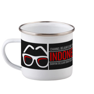 Mug Enamel Mug Enamel Indonesia Belajar