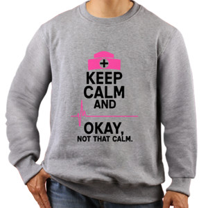 Jaket Sweater KAOS PERAWAT KEEP CALM