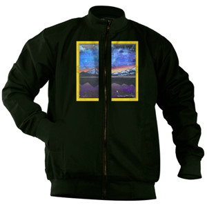 Jaket Bomber Kaos Lukisan Sky Mirror