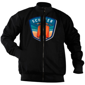 Jaket Bomber Kaos Vespa Scooter