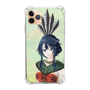 Casing HP wanita dayak anime style
