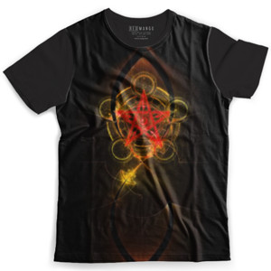 Kaos Fullprint Kaos tshirt pentagram
