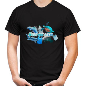 Kaos Save our ocean tee 