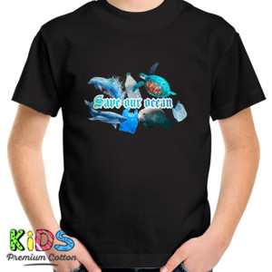 Kaos Save our ocean tee 