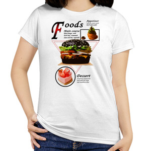 Kaos Kaos tshirt foods