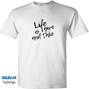 Kaos Kaos simpel quotes Life is give and take