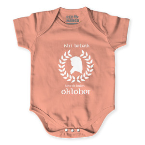Baby Jumper Kaos Istri Terbaik Lahir di Bulan Oktober