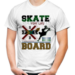 Kaos Skate Board For Life