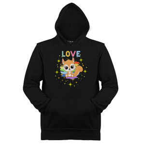 Jaket Hoodie Love