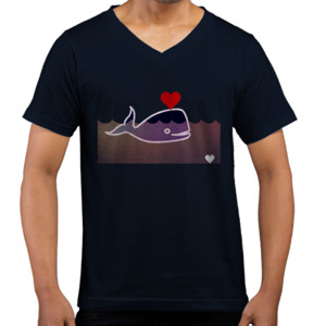 Kaos  Whale of Love - Paus Cinta - Kaos Couple