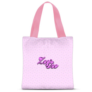 Tas Tote Fullprint Tote Bag Pink Zee 'n Gee Logo