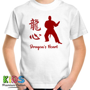 Kaos Kaos Hati Naga Dragon Heart Martial Arts Kungfu 