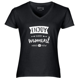 Kaos Typography-Enjoy Every Moment