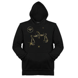 Jaket Hoodie Zodiak - Libra Gold