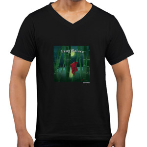 Kaos  Kaos Pria Frog  V-Neck by Co_mbro