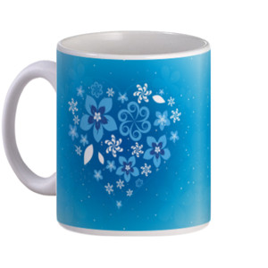 Mug COOL BLUE HEART REVISION HD