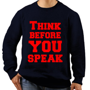 Jaket Sweater THINKBEFOREYOUSPEAK