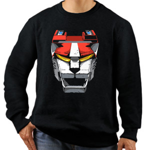 Jaket Sweater Voltron Black Lion Head