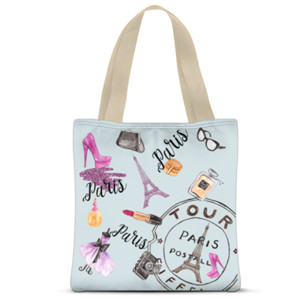 Tas Tote Fullprint TOUR D PARIS Casual Bag