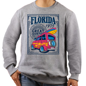 Jaket Sweater Florida Great Surfer