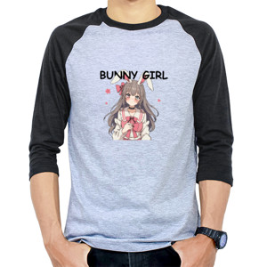 Kaos Raglan Bunny Girl 2