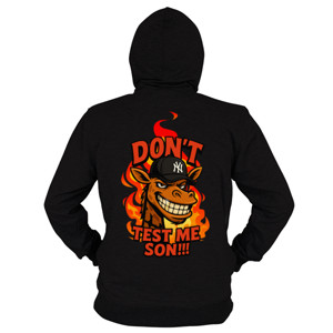 Hoodie Zipper Angry Geraph