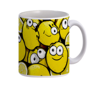 Mug CUTE LEMON BACKGROUND 