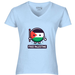 Kaos Anak Premium - Logo Free Palestine #005