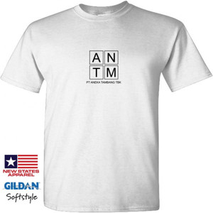 Kaos ANTM PT Aneka Tambang Tbk SQ Light Color