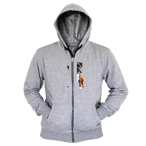 Hoodie Zipper Kaos Gambar Anjing 295