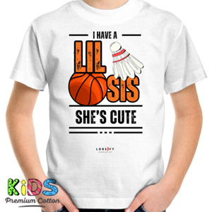 Kaos baju kakak laki2 - adik perempuan (white)