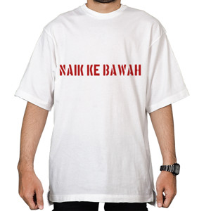 Kaos Oversize Naik ke bawah