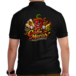 Kaos Polo Kaos Cabai Pedas Nusantara
