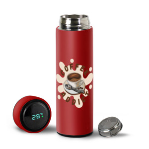 Tumbler Coffee Addict TMB002 Tumbler LED Suhu