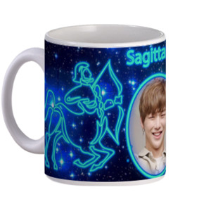 Mug Sagittarius Blue Zodiac