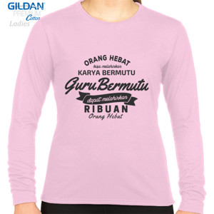 Kaos Guru Hebat Light HD - Tangan Panjang