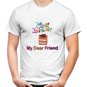 Kaos HBD my dear friend