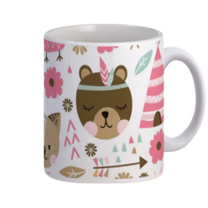 Mug Mug Cute Animal Pink