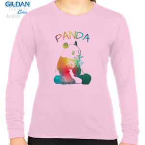 Kaos Pink Panda