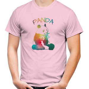 Kaos Pink Panda