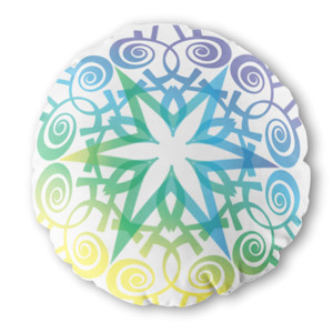 Bantal Bulat Pattern