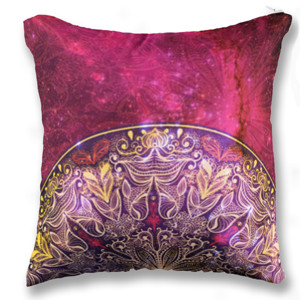 Bantal Glowing Marun