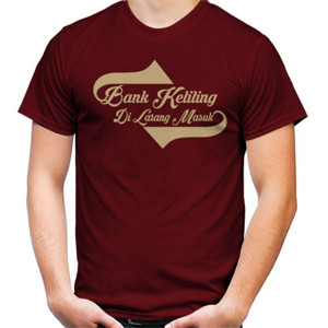 Kaos Kaos Bank keliling dilarang masuk