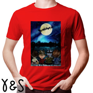 Kaos Chibi Freddy Jason Michael Leatherface Christmas