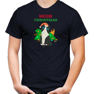Kaos Kucing Natal