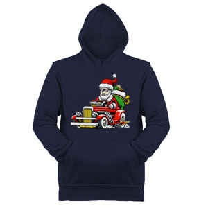 Jaket Hoodie Car Santa