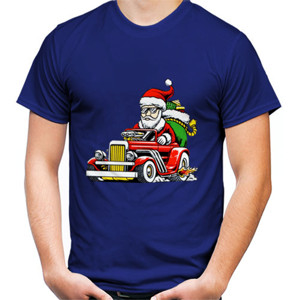 Kaos Car Santa