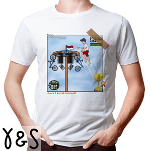 Kaos Komik terkreatif no.1 2020